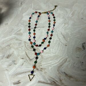 Necklace with double chain